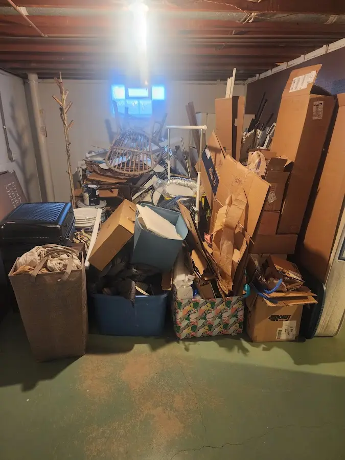 Roll-off dumpster container at job site for Construction Dumpster Rental in Americus